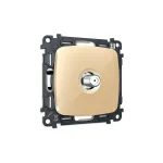 Комплект механизма TV розетки SAT 5-2400MHz 3.5dB Ambrella Volt QUANT OMEGA MO613050 от ImperiumLoft