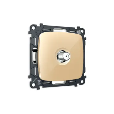 Комплект механизма TV розетки SAT 5-2400MHz 3.5dB Ambrella Volt QUANT OMEGA MO613050