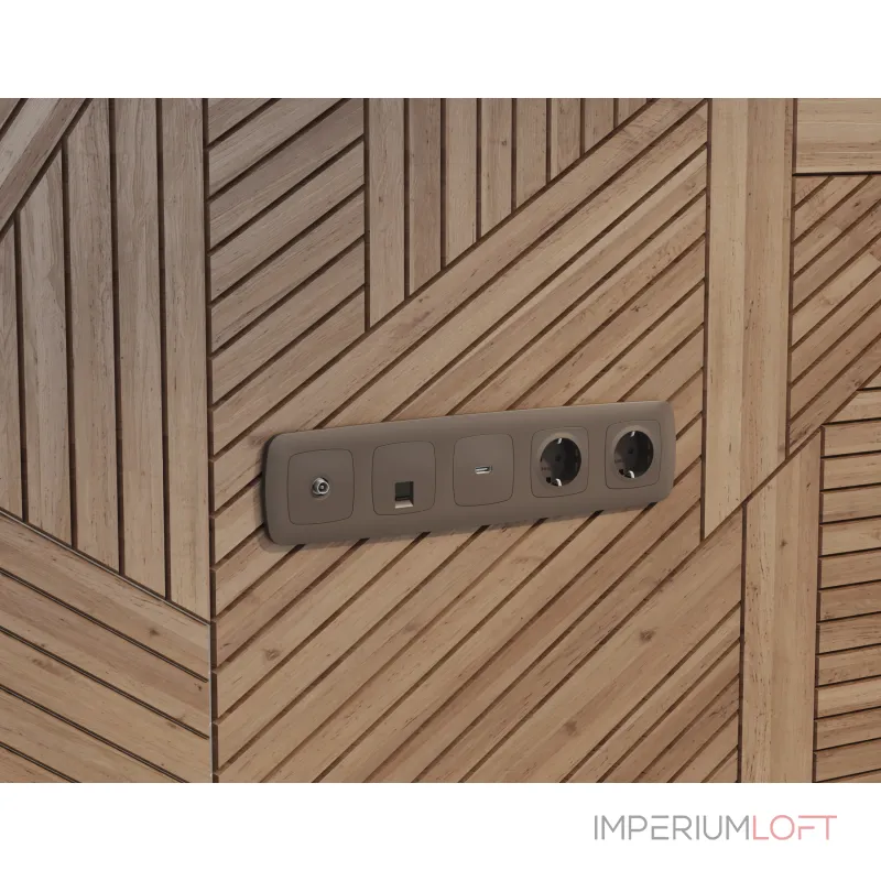 Комплект механизма компьютерной розетки RJ-45 (8P8C) CAT6A экранированной с автоматической защитной шторкой Ambrella Volt QUANT OMEGA MO642005 от ImperiumLoft Комплект механизма компьютерной розетки RJ-45 (8P8C) CAT6A экранированной с автоматической защитной шторкой Ambrella Volt QUANT OMEGA MO642005 от ImperiumLoft