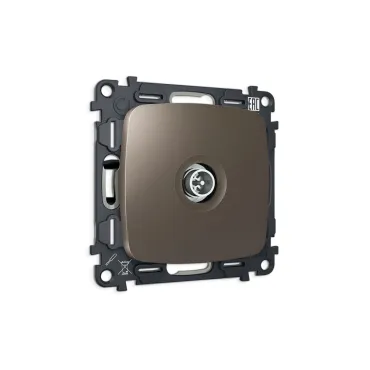 Комплект механизма TV розетки оконечной экранированной 5-1000MHz 3dB Ambrella Volt QUANT OMEGA MO643005