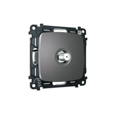 Комплект механизма TV розетки SAT 5-2400MHz 3.5dB Ambrella Volt QUANT OMEGA MO663050