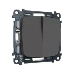 Комплект механизма 2-клавишного перекрестного выключателя 10A-250V Ambrella Volt QUANT OMEGA MO903030 от ImperiumLoft