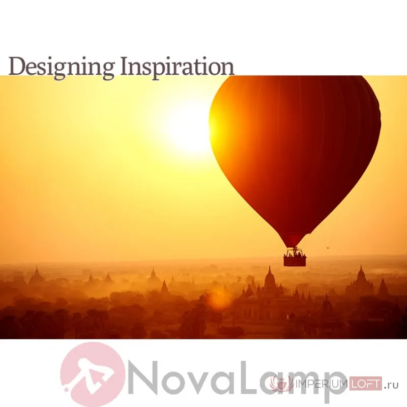 Настольная лампа Marble Fire balloon mini от ImperiumLoft