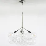 Подвесной светильник LOVELY BUBBLE CHANDELIER FROM PELLE H70 Silver/White от ImperiumLoft