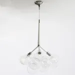 Подвесной светильник LOVELY BUBBLE CHANDELIER FROM PELLE H60 Silver/White от ImperiumLoft