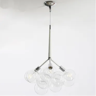 Подвесной светильник LOVELY BUBBLE CHANDELIER FROM PELLE H60 Silver/Brown от ImperiumLoft