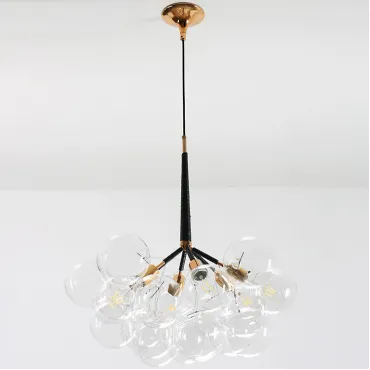 Подвесной светильник LOVELY BUBBLE CHANDELIER FROM PELLE H76 Silver/Black