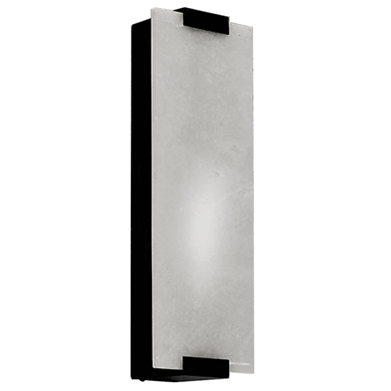 Бра Marble Rectangle Wall Lamp Black от ImperiumLoft