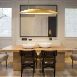 Люстра на штанге UTOPIA LARGE LINEAR PENDANT