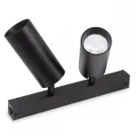 Трековый светильник PLAIN CYLINDER AM590 2X10W 3000K BK
