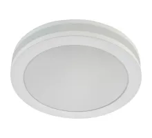 Встраиваемый светильник с боковой подсветкой AM Group AM296 12W WH 3000K R
