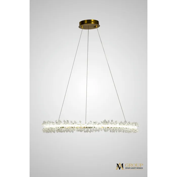 Светильник подвесной AM455 L800 POLISHED GOLD от ImperiumLoft