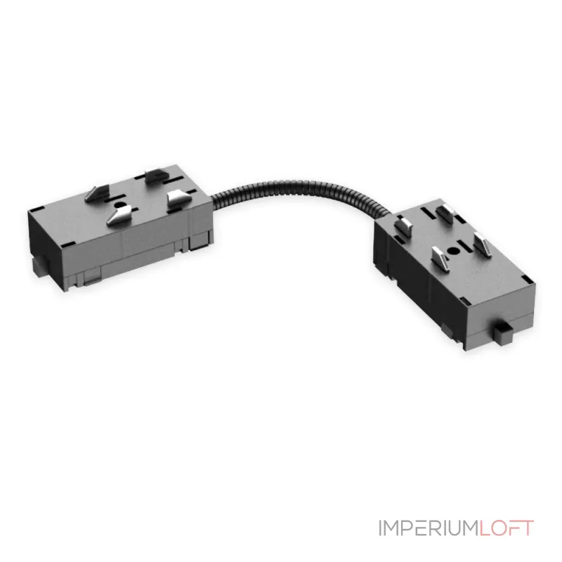 Угловой коннектор питания черный, AM551 BK SMART от ImperiumLoft Угловой коннектор питания черный, AM551 BK SMART от ImperiumLoft