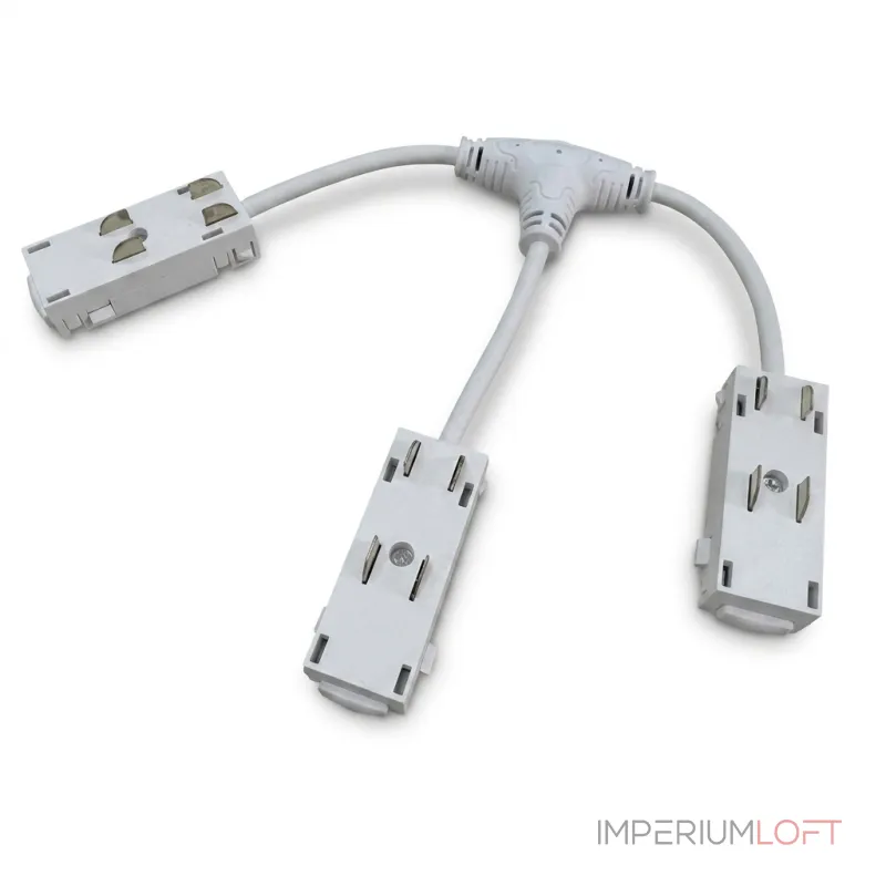 Тройник коннектор питания AM573 WH SMART