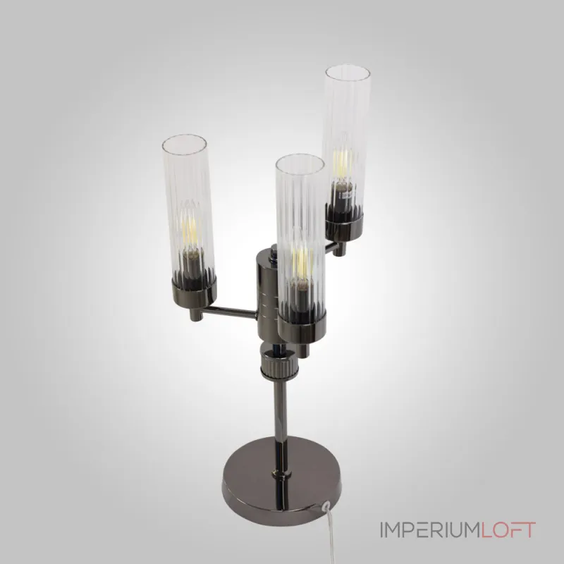 Настольная лампа INDIGO TL3 PEARL BLACK от ImperiumLoft