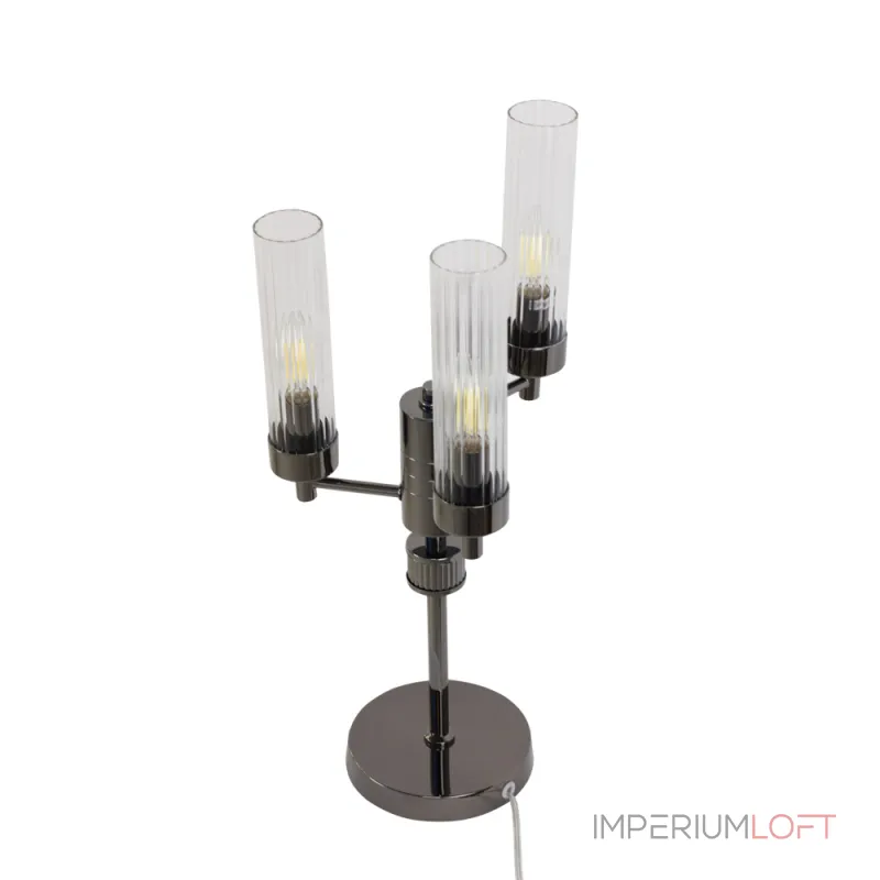 Настольная лампа INDIGO TL3 PEARL BLACK от ImperiumLoft