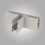 Т-образный коннектор для накладного магнитного шинопровода MAGNET AM 401 LL-20B 90° Т-образный WH