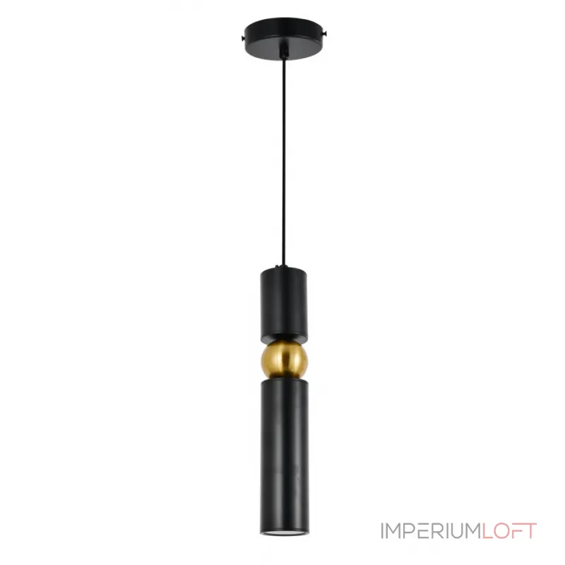 Подвесной светильник AM 498 black + bronze