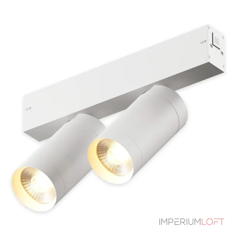 Трековый светильник SMART CYLINDER AM528 WH-220V-2Х10W SMART Трековый светильник SMART CYLINDER AM528 WH-220V-2Х10W SMART