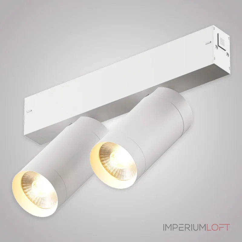 Трековый светильник SMART CYLINDER AM528 WH-220V-2Х10W SMART Трековый светильник SMART CYLINDER AM528 WH-220V-2Х10W SMART