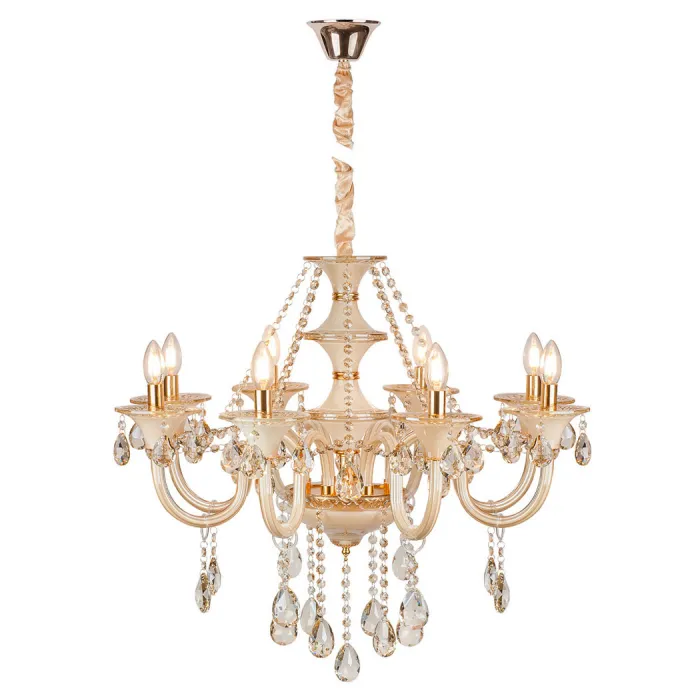 Подвесная люстра AM Group KAMILA SP8 GOLD от ImperiumLoft