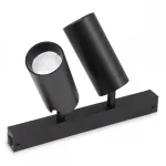 Трековый светильник PLAIN CYLINDER AM590 2X10W 4000K BK