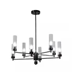 Люстра подвесная INDIGO SP8 PEARL BLACK от ImperiumLoft