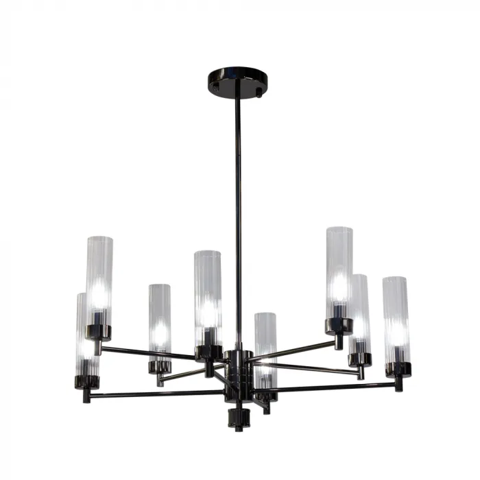 Люстра подвесная INDIGO SP8 PEARL BLACK от ImperiumLoft