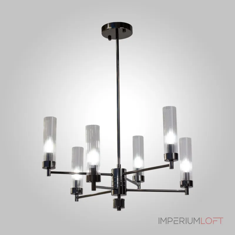 Люстра на штанге INDIGO SP6 PEARL BLACK