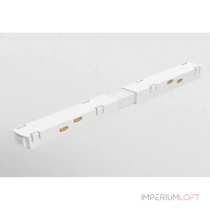 Прямой коннектор питания для магнитного шинопровода MAGNET AM 406 LL20 WH Прямой коннектор питания для магнитного шинопровода MAGNET AM 406 LL20 WH