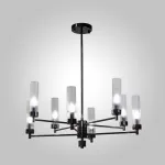 Люстра подвесная INDIGO SP8 PEARL BLACK от ImperiumLoft