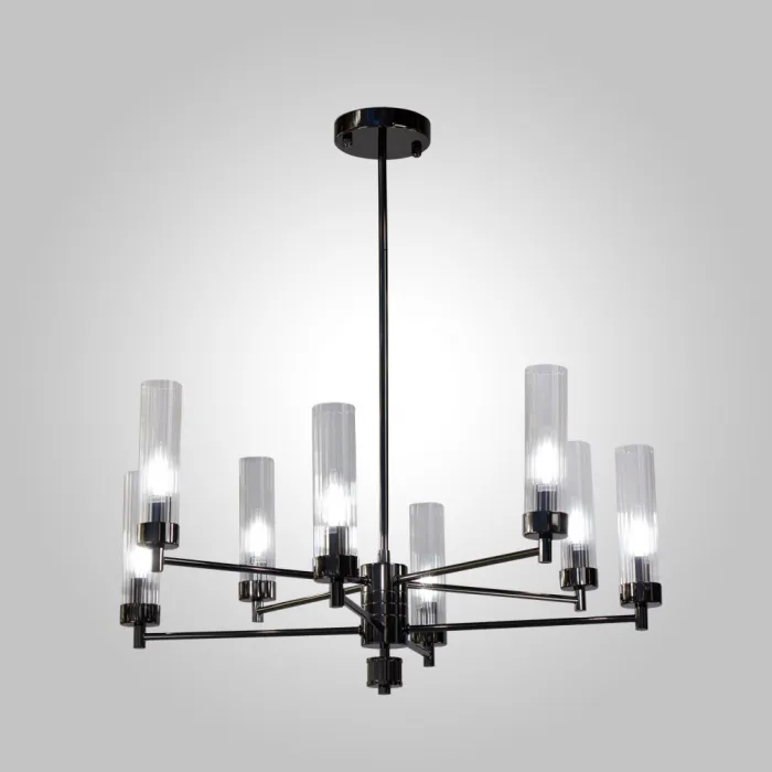 Люстра подвесная INDIGO SP8 PEARL BLACK от ImperiumLoft