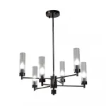 Люстра на штанге INDIGO SP6 PEARL BLACK