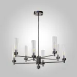 Люстра подвесная INDIGO SP8 PEARL BLACK от ImperiumLoft