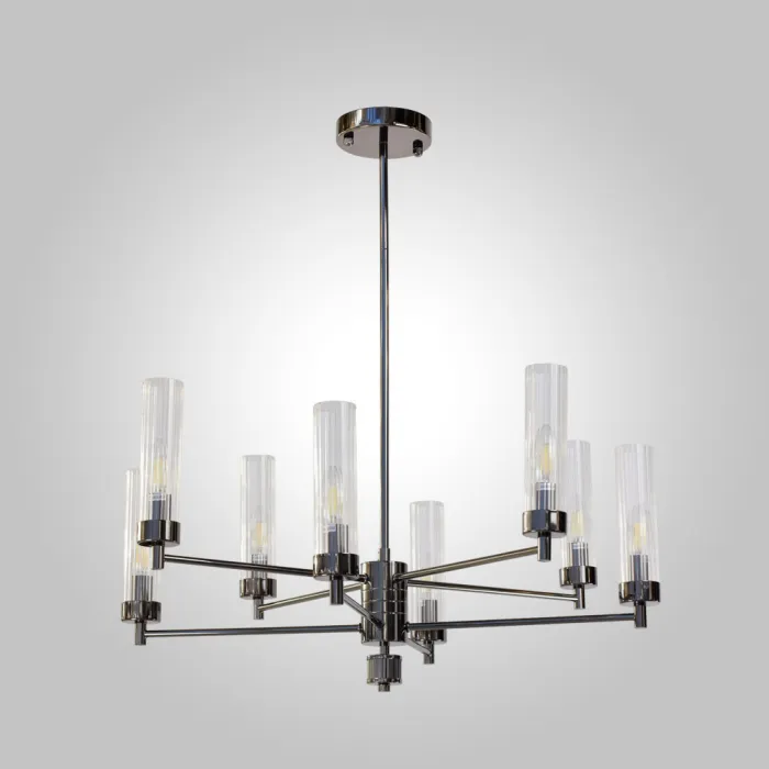 Люстра подвесная INDIGO SP8 PEARL BLACK от ImperiumLoft