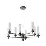 Люстра подвесная INDIGO SP8 PEARL BLACK от ImperiumLoft