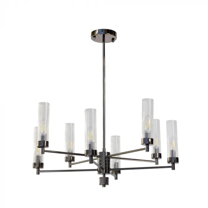 Люстра подвесная INDIGO SP8 PEARL BLACK от ImperiumLoft