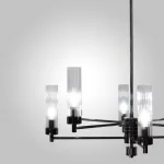Люстра подвесная INDIGO SP8 PEARL BLACK от ImperiumLoft