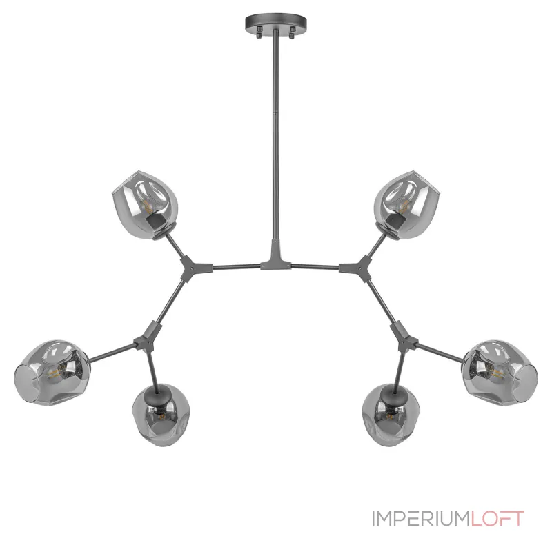 Люстра на штанге AM Group LOFT-6 BK Люстра на штанге AM Group LOFT-6 BK