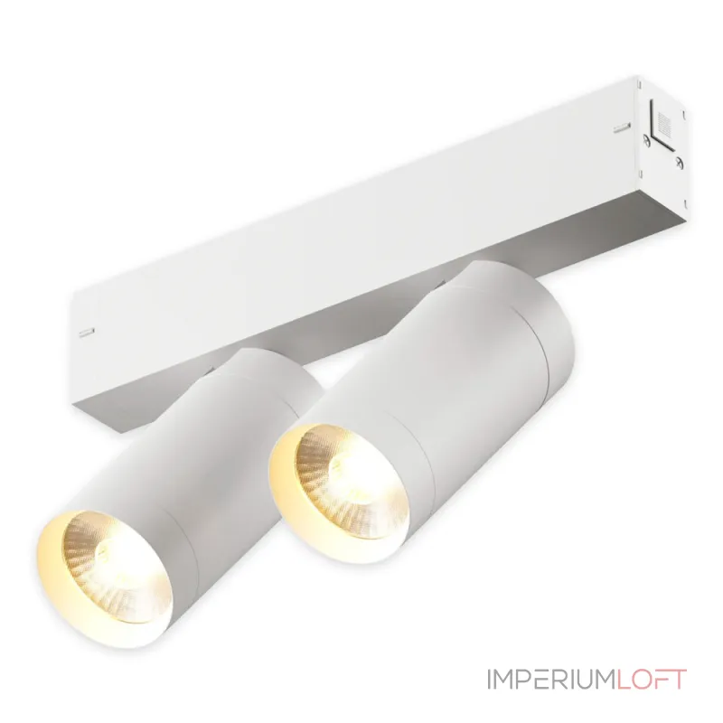 Трековый светильник PLAIN CYLINDER AM590 2X10W 4000K WH