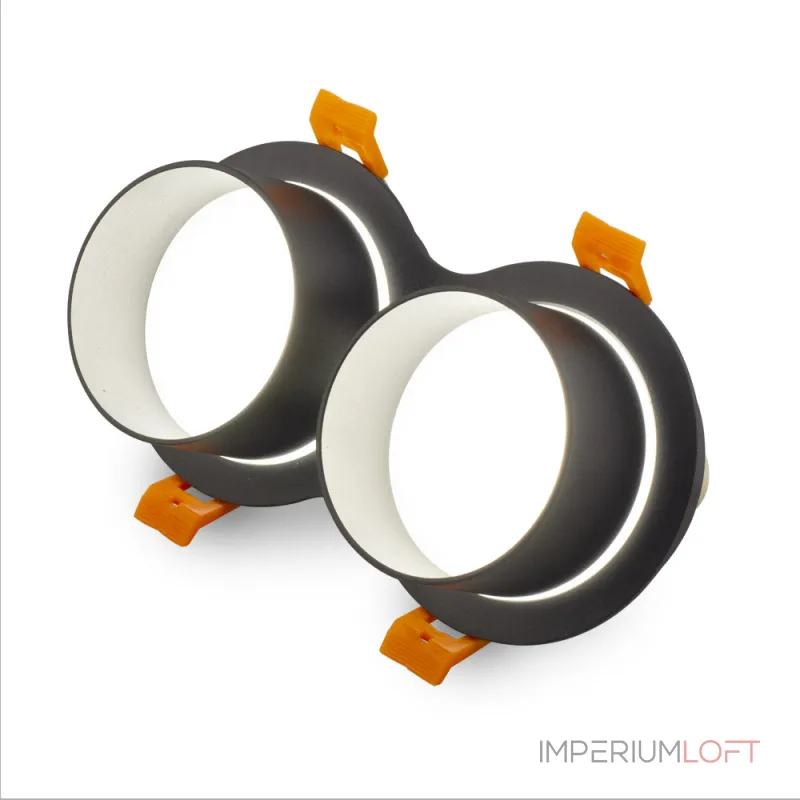 Встраиваемый двойной точечный светильник AM472/2 SAND BK GU10 от ImperiumLoft Встраиваемый двойной точечный светильник AM472/2 SAND BK GU10 от ImperiumLoft