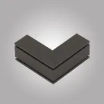 Угловой внутренний коннектор для накладного магнитного шинопровода MAGNET AM504 BK