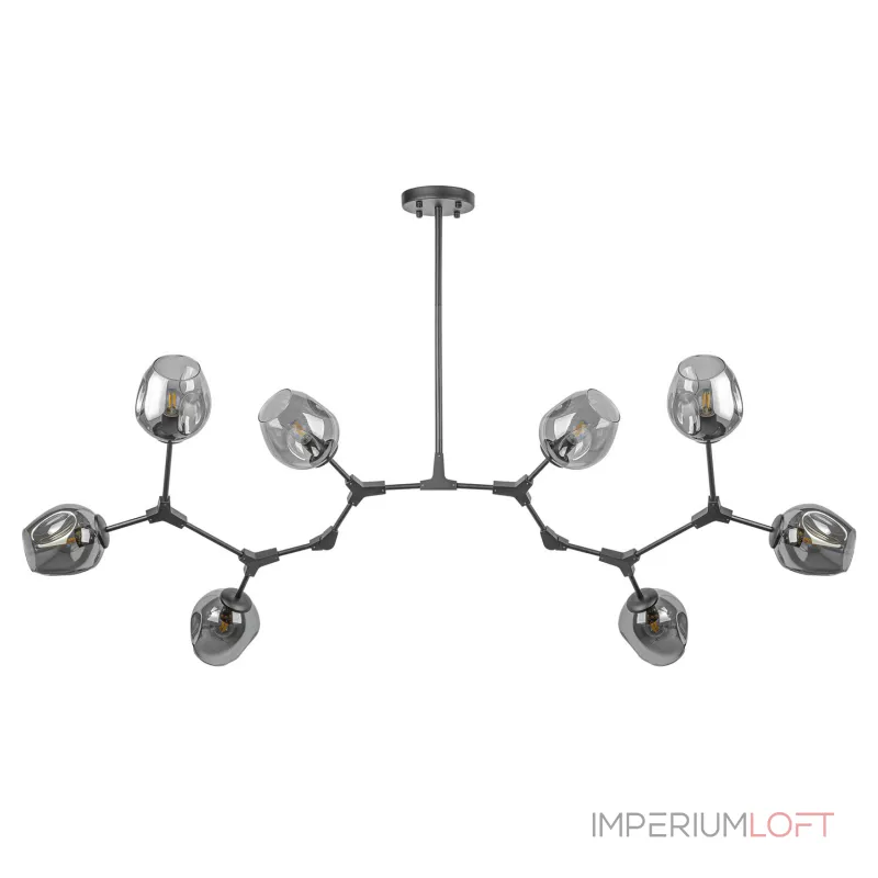 Люстра на штанге AM Group LOFT-8 BK