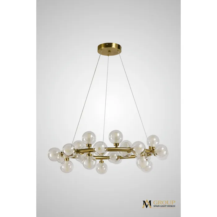 Подвесной светильник AM470 D500 POLISHED GOLD от ImperiumLoft