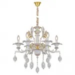 Люстра подвесная AM Group CLEOPATRA SP6 WH+GL от ImperiumLoft