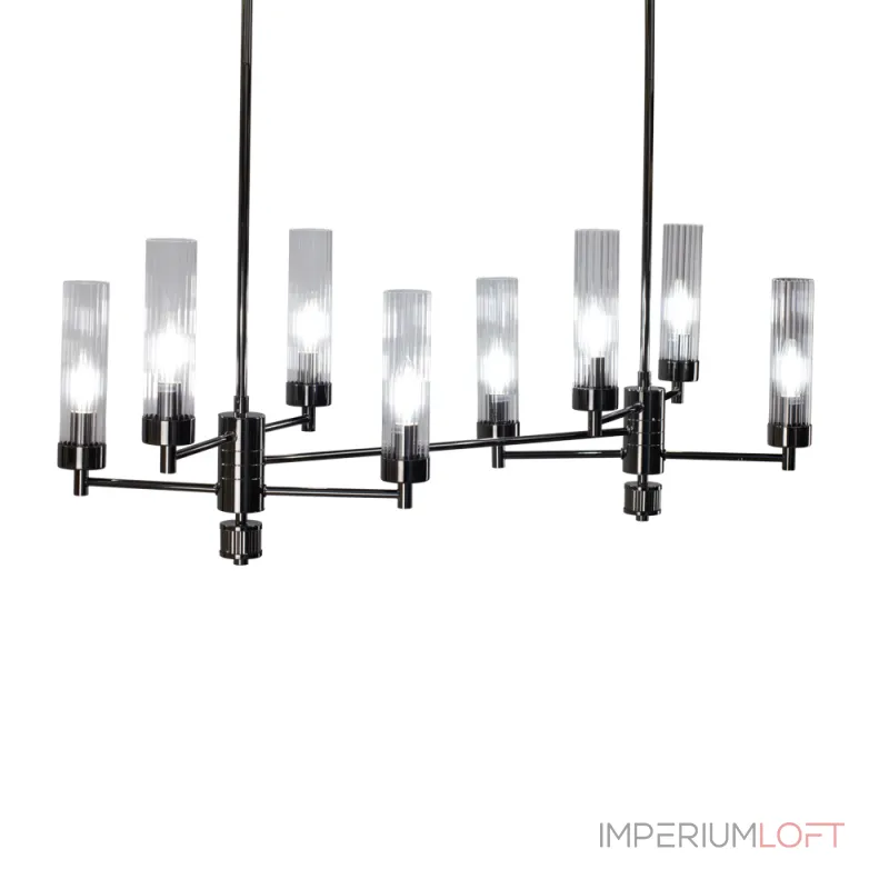 Люстра на штанге INDIGO SPL8 PEARL BLACK