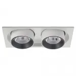Встраиваемый точечный светильник AM Group AM334-2 WH+BK