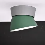 Потолочный светильник KNAP D25 Green с элегантным сдержанным плафоном