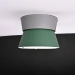 Потолочный светильник KNAP D25 Green с элегантным сдержанным плафоном