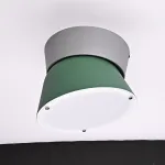 Потолочный светильник KNAP D25 Green с элегантным сдержанным плафоном